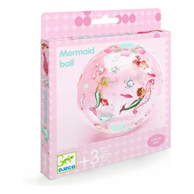 Pallone gonfiabile a forma di sirena | Rosa