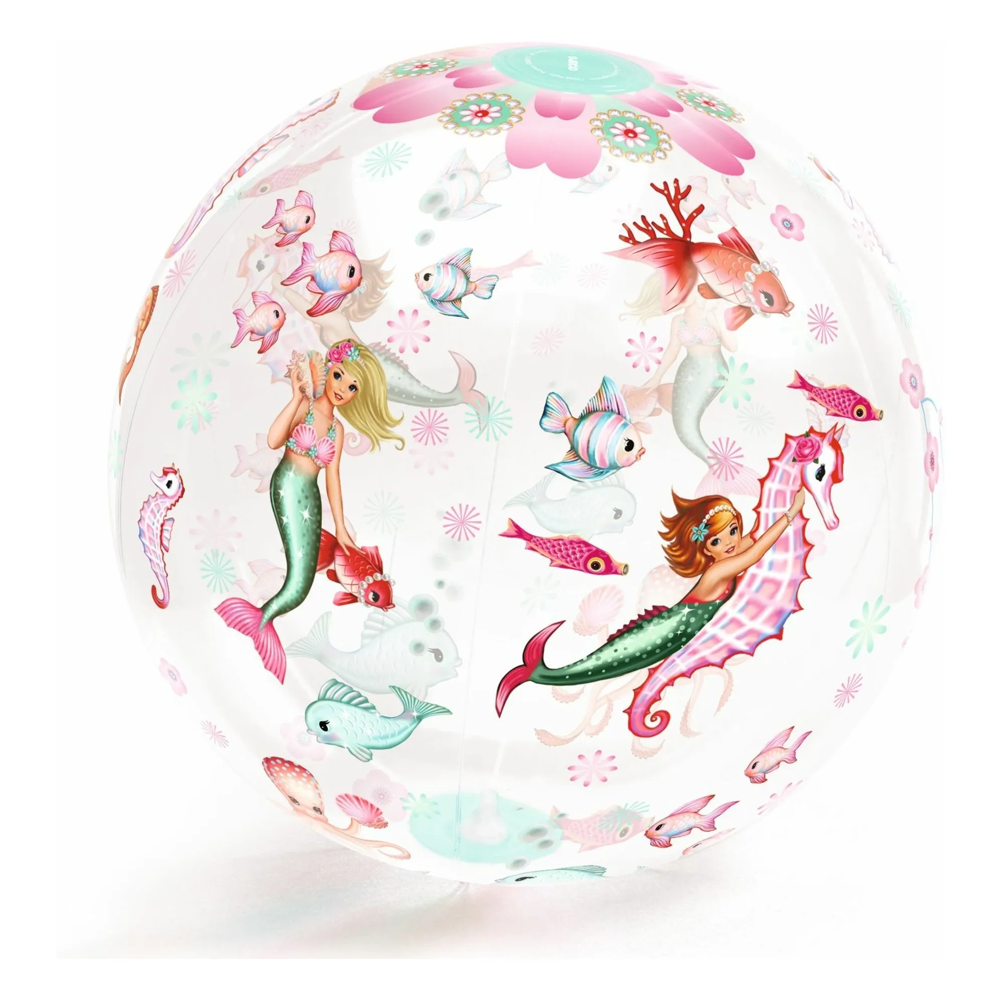 Ballon gonflable Mermaid | Rose- Image produit n°1