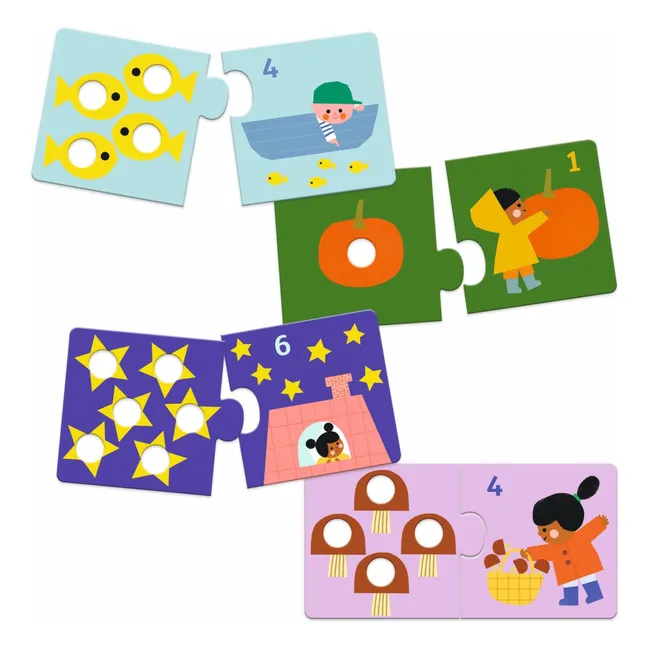 Duo-Puzzle Erste Zahlen