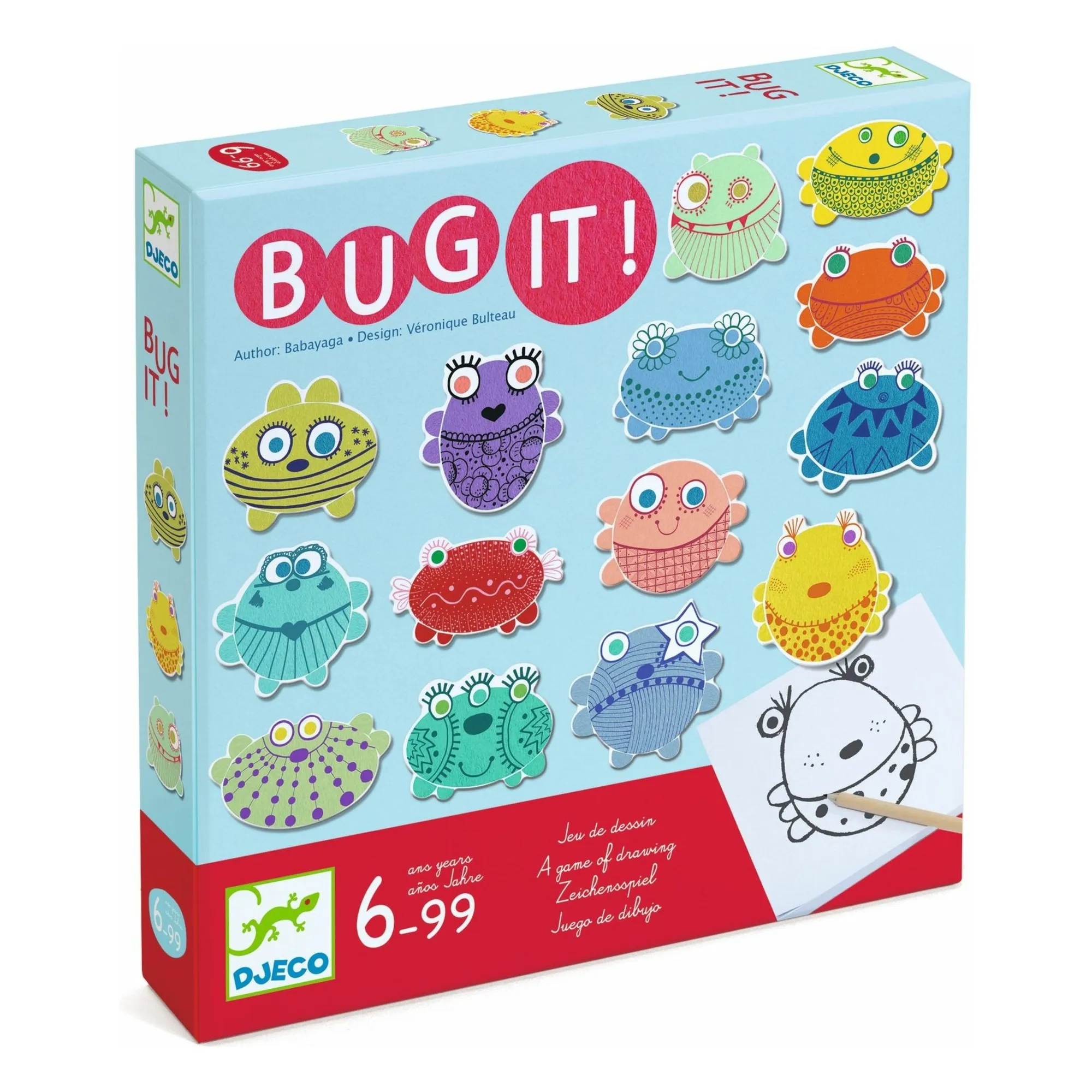 Djeco Multicoloured Bug It Game