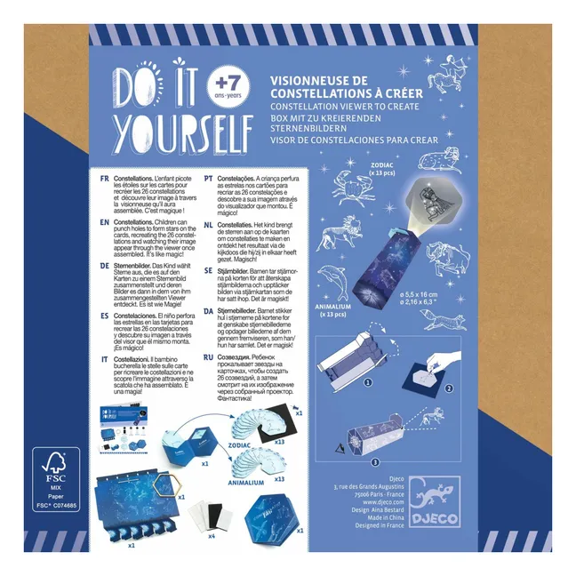 Kit DIY - Visionneuse de constellations à créer