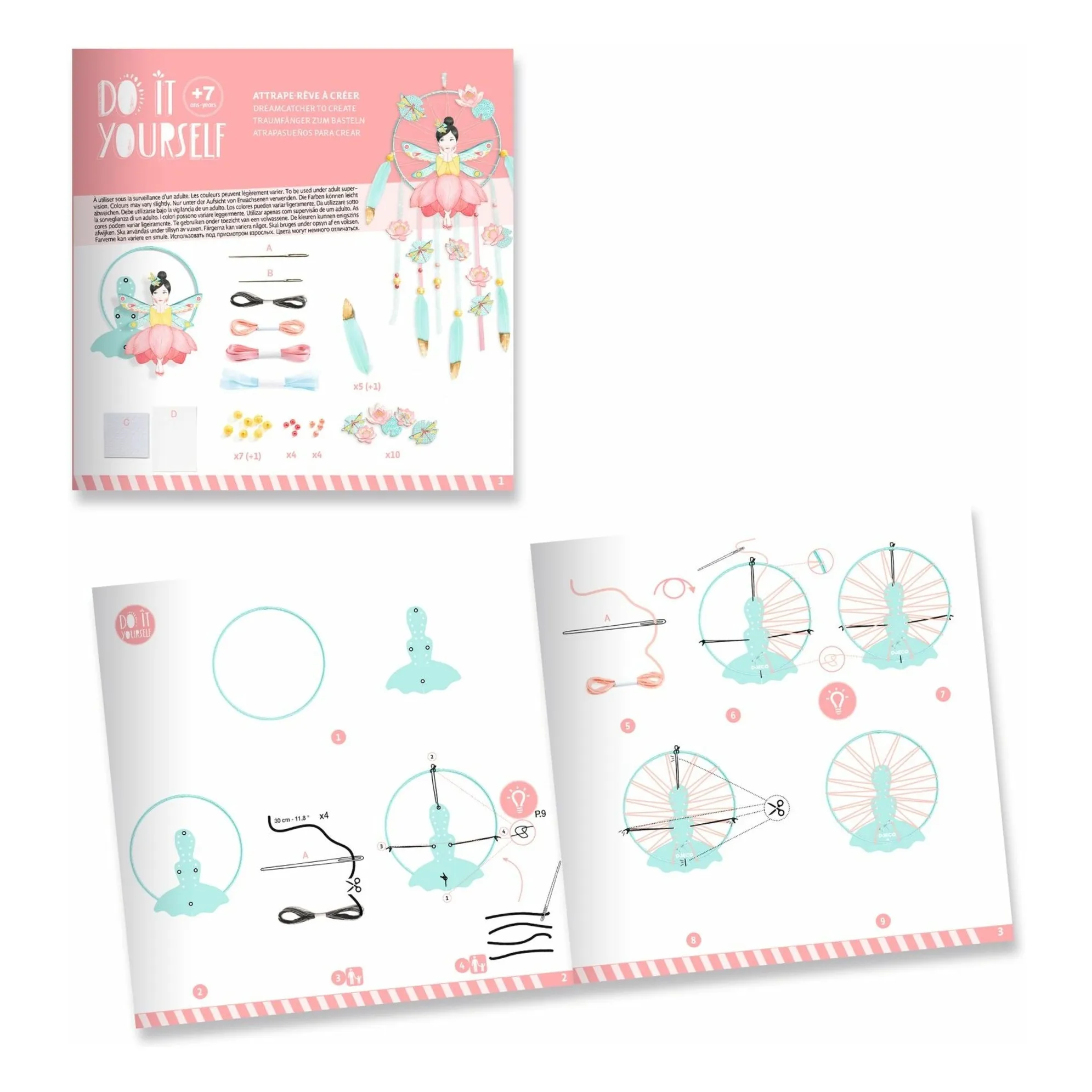 Kit DIY - Attrape rêve à créer- Image produit n°4