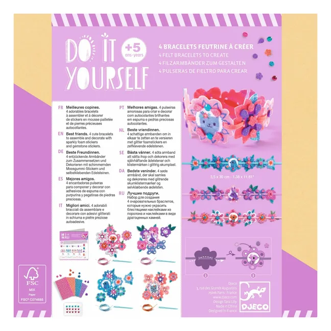 Kit DIY - Bracelets en feutrine à créer