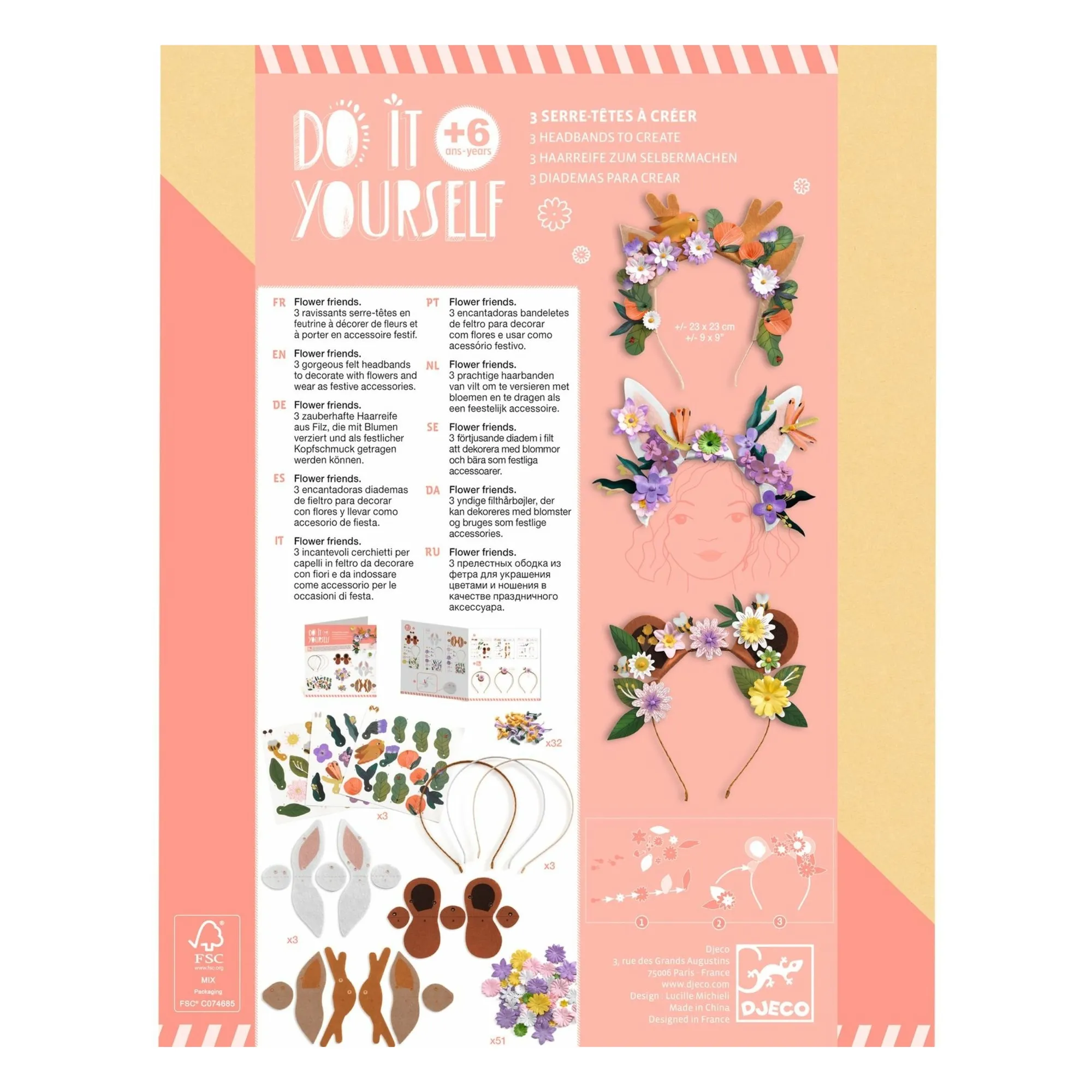 Kit DIY - Serres-têtes à créer- Image produit n°6