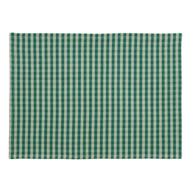 Mantel individual Vichy | Verde Menta