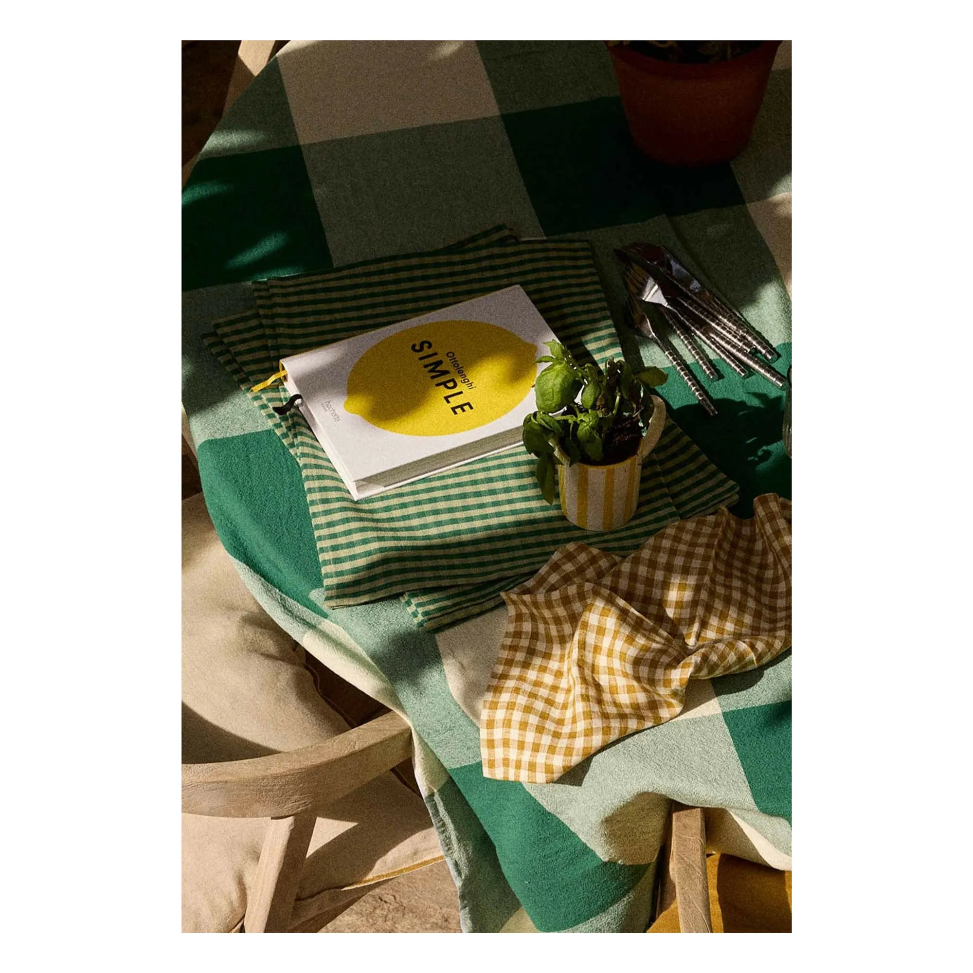 Set de table Vichy | Vert Menthe- Image produit n°1