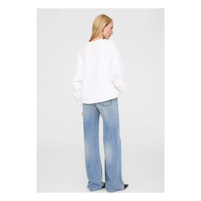 Felpa Miles Letterman | Bianco