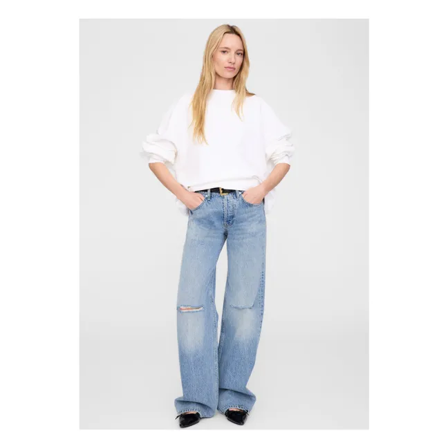 Felpa Miles Letterman | Bianco