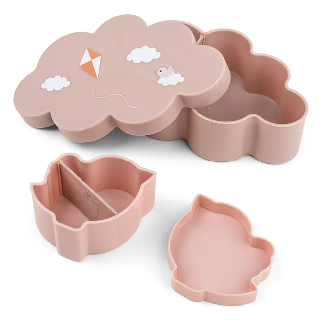 Boîtes à goûter et leur gourde | Rose