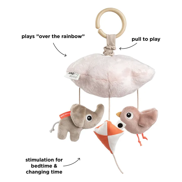 Parque infantil musical móvil | Rosa- Imagen del producto n°1