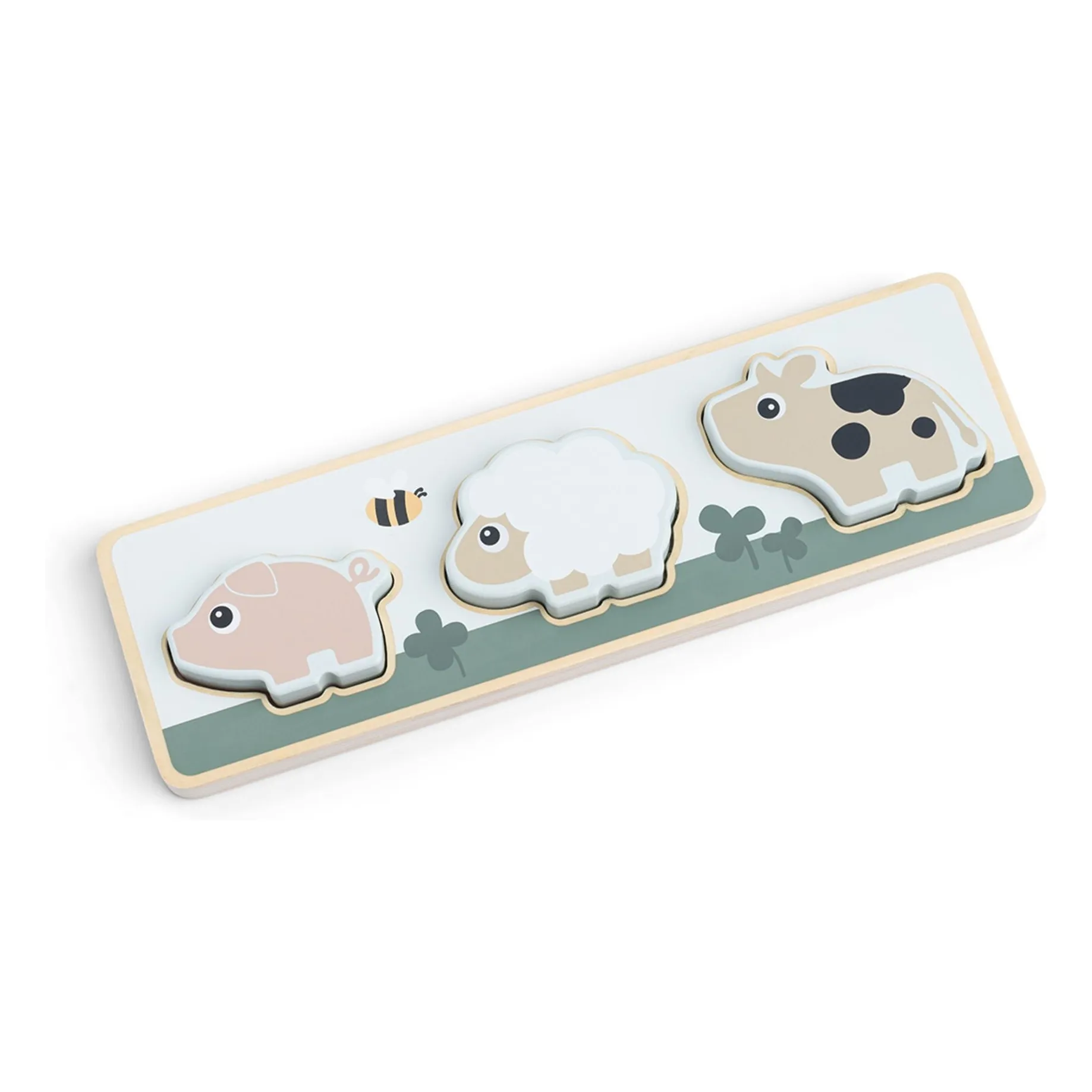 Done By Deer Multicoloured Tiny Farm Sensory Puzzle