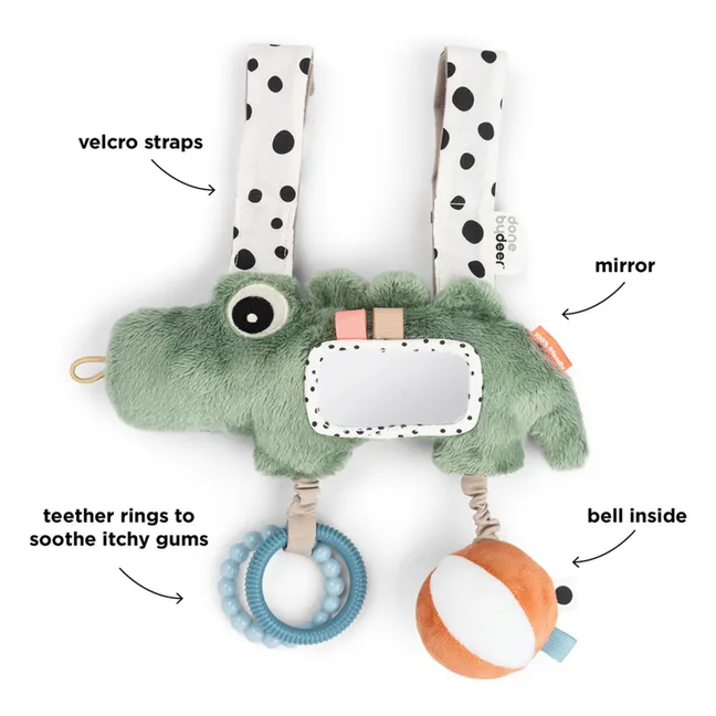 Juguete colgante Croco | Verde