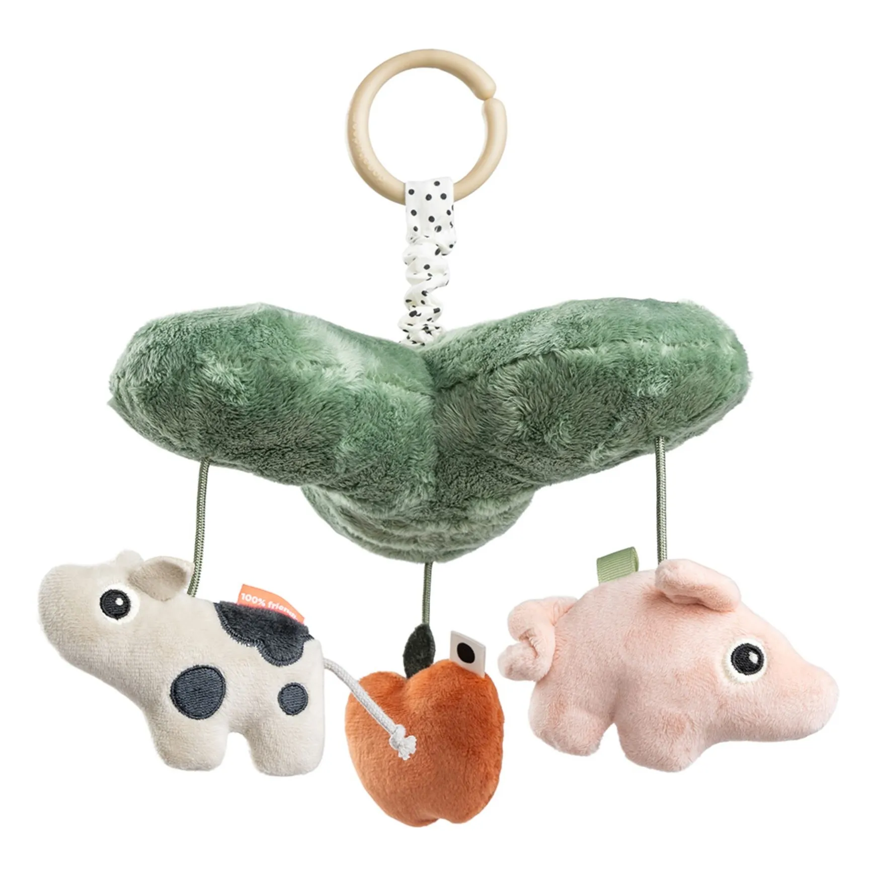 Done By Deer Multicoloured Tiny Farm Musical Mobile