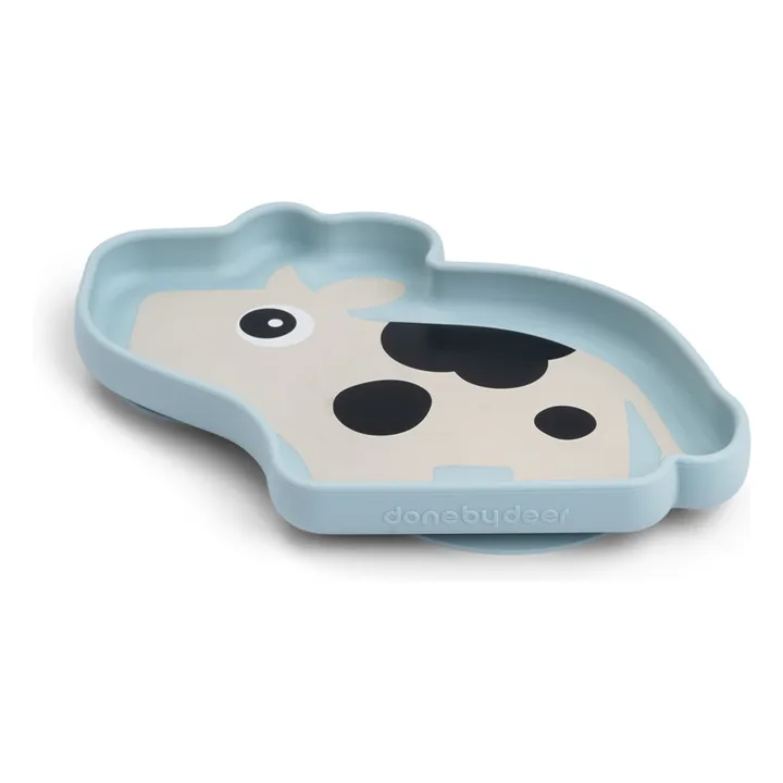 Placa de silicona Dotti con ventosa | Azul Cielo- Imagen del producto n°2