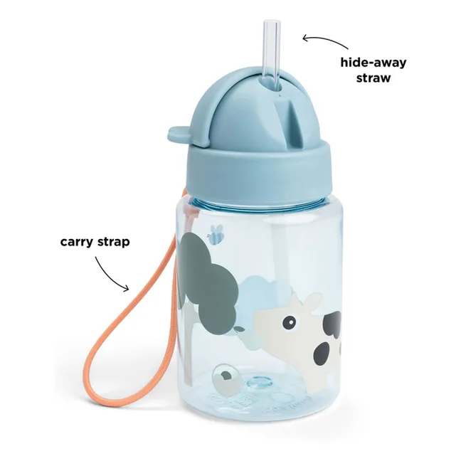 Botella Tiny Farm - 280 ml | Azul Cielo