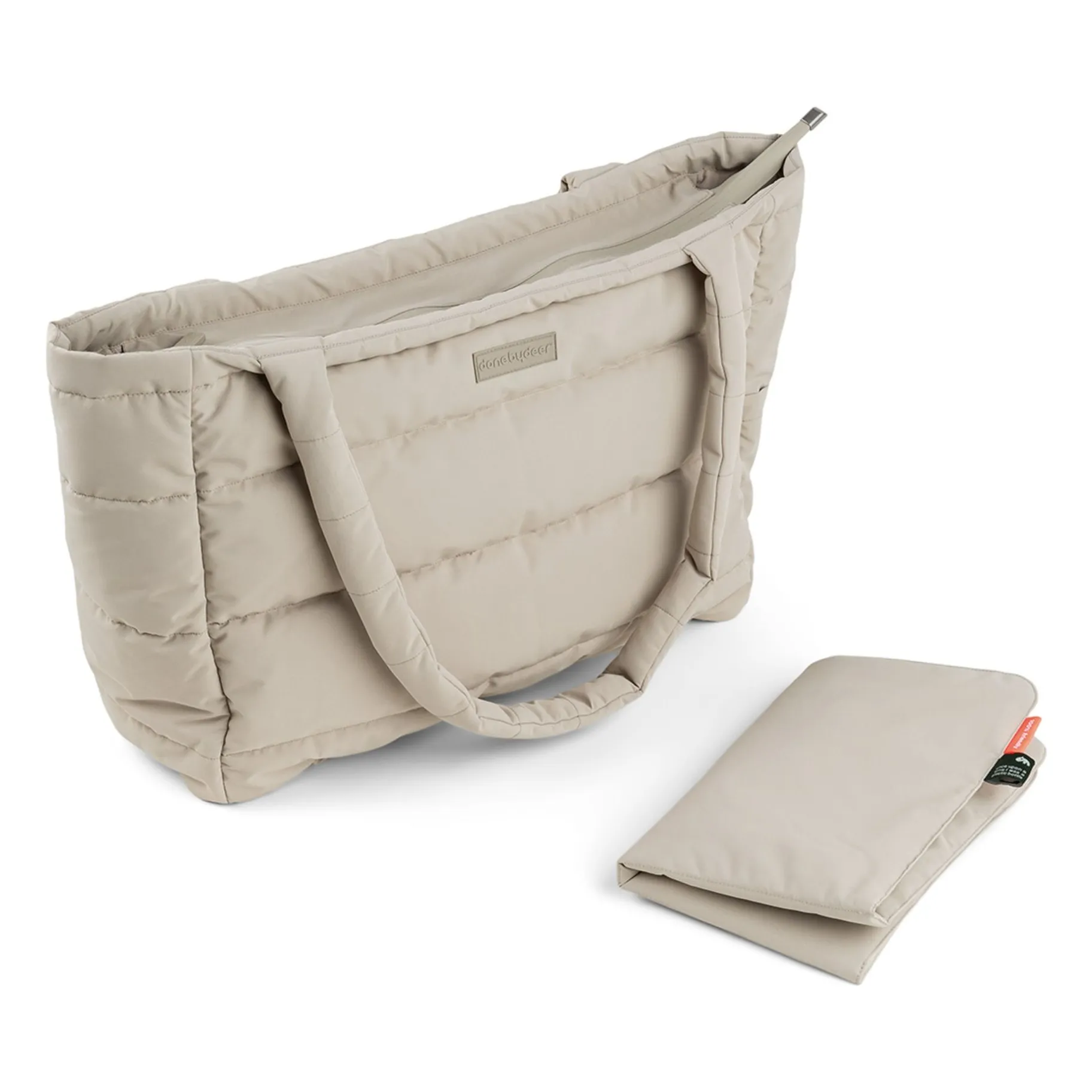 Done By Deer Sand Quilted Changing Bag