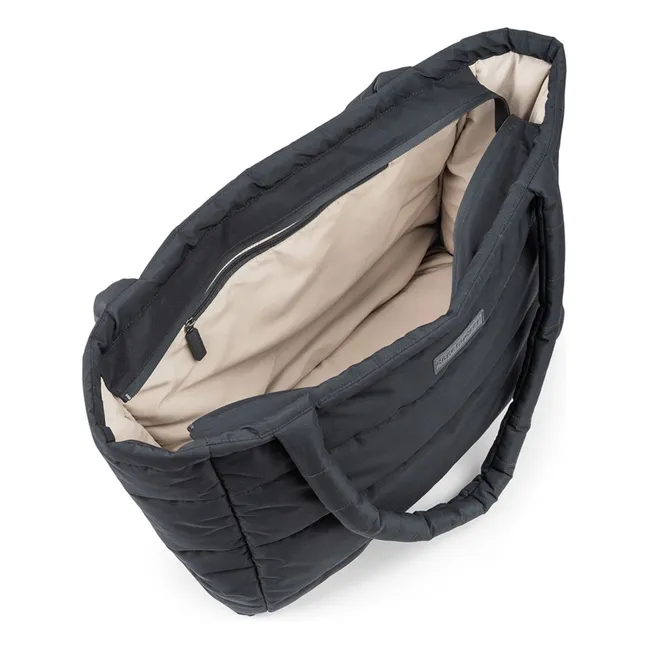 Sac à langer matelassé | Noir