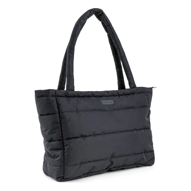 Sac à langer matelassé | Noir