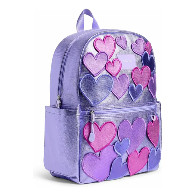 Sac à Dos Kane 3D Hearts | 	Lilas