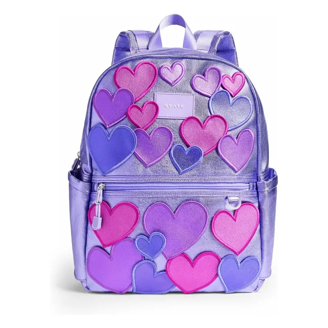 Sac à Dos Kane 3D Hearts | 	Lilas