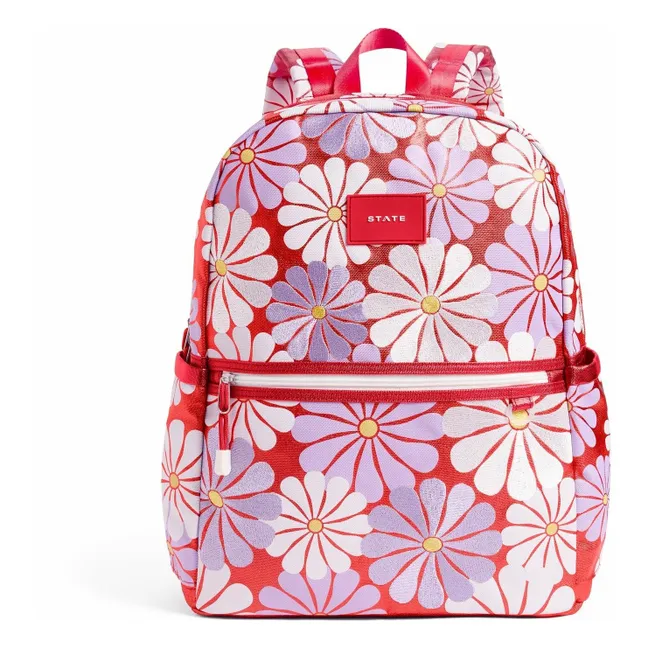 Kane Rucksack Zwei Taschen Ruby Floral | Korallenfarben