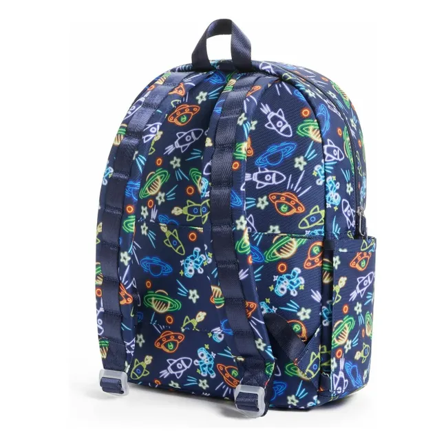 Kane Neon Space Backpack | Navy blue