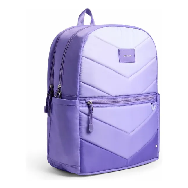 Kane Rucksack Zwei Taschen Lilac Chevron | Flieder