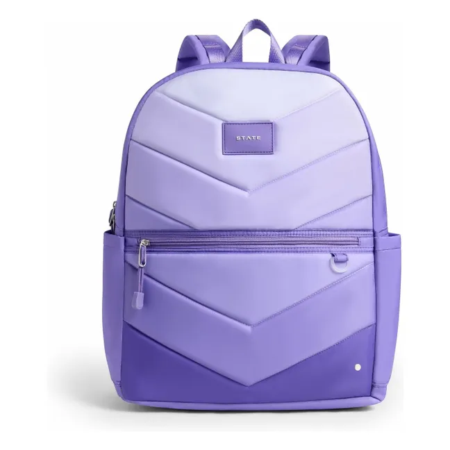 Kane Rucksack Zwei Taschen Lilac Chevron | Flieder