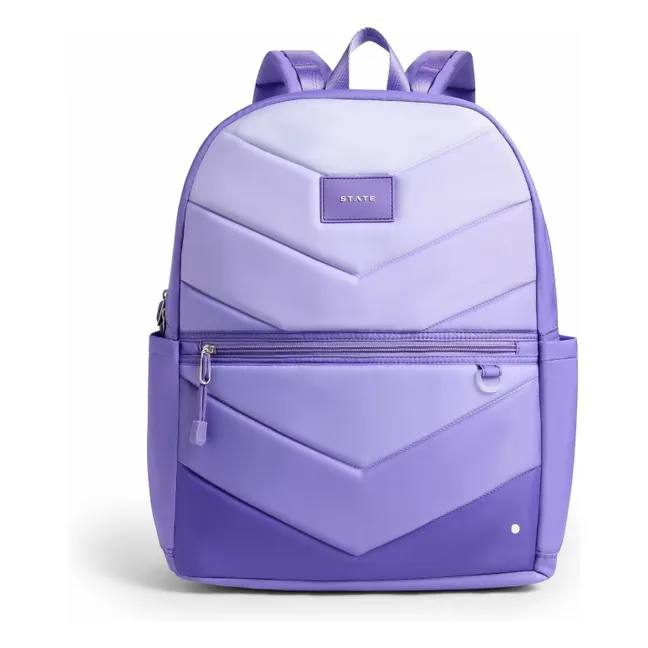 Sac à Dos Kane Deux Poches Lilac Chevron | 	Lilas