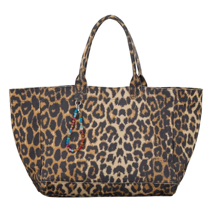 Cabas Camila Léopard | Marron- Image produit n°0