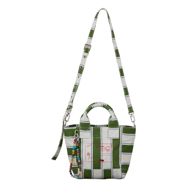 Sac Gabby Rayé | Vert