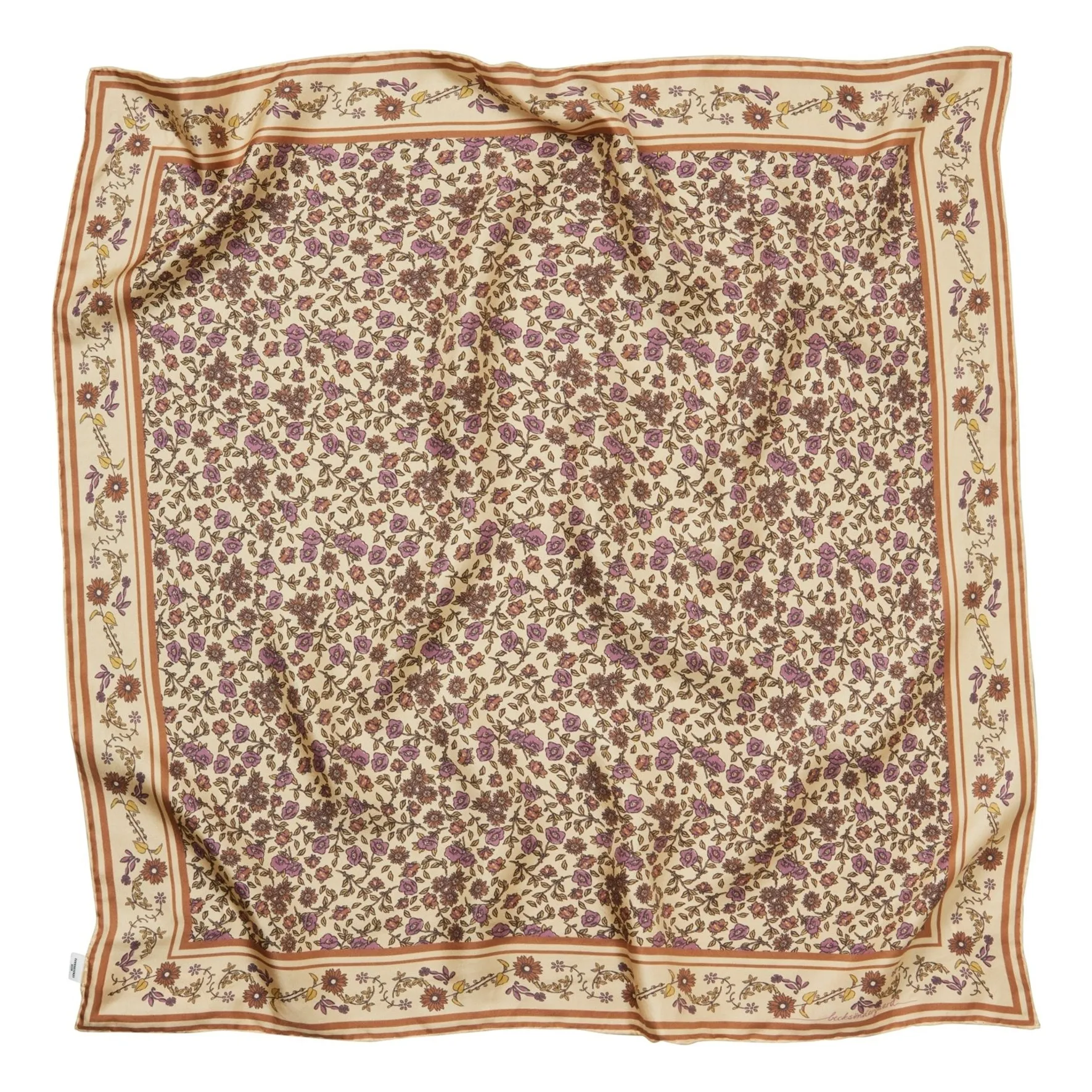 Foulard Florisima Sia Soie | Beige- Image produit n°0