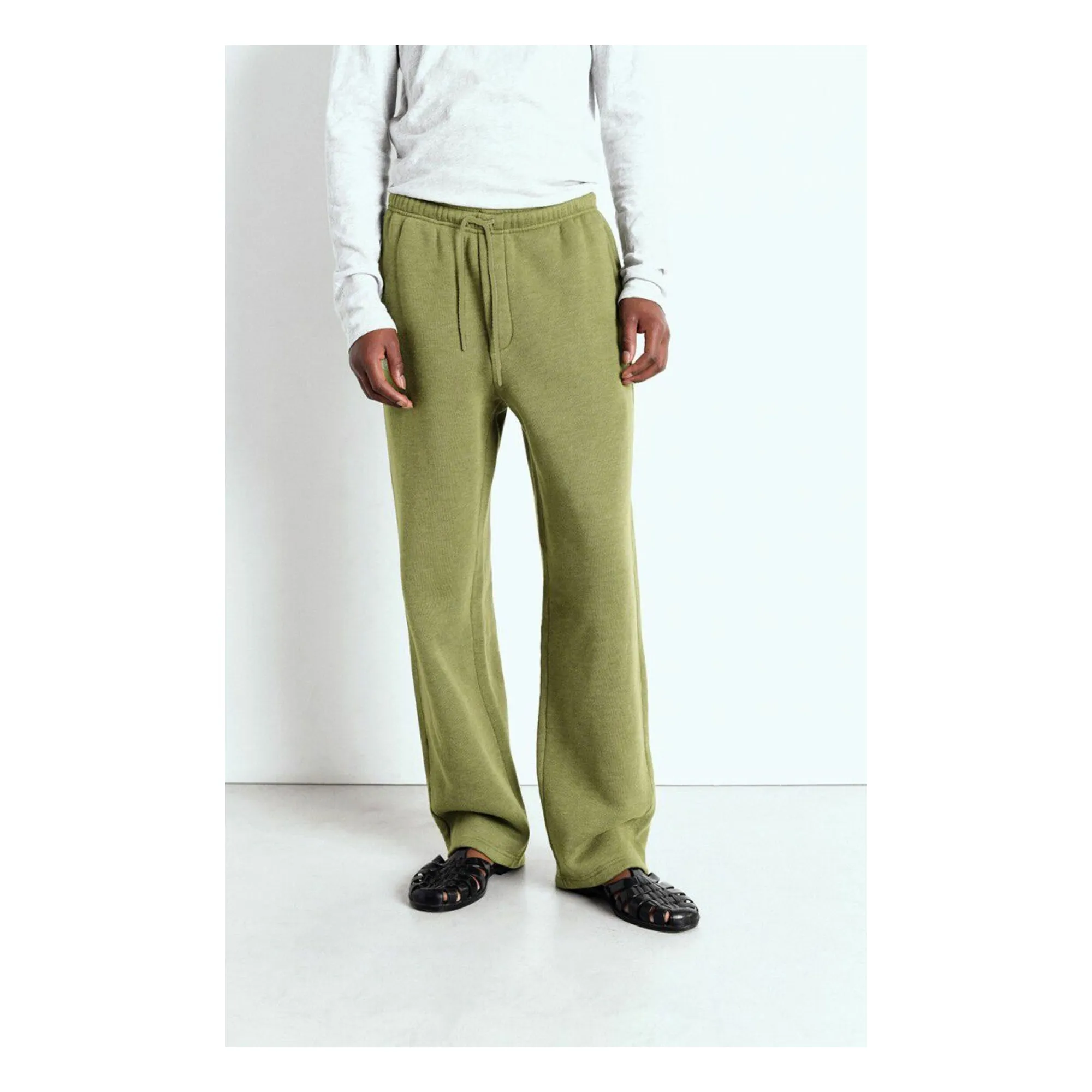 Jogger Doven Coton Bio | Vert kaki- Image produit n°1