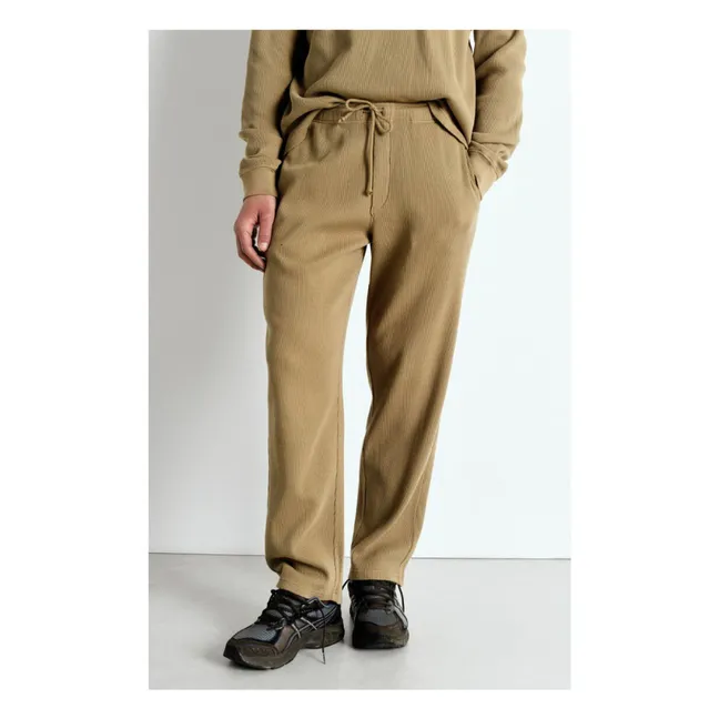 Joggers de algodón orgánico Ryvy | Beige