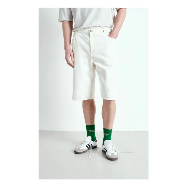 Bermuda Jozstreet Fibres Recyclées | Blanc- Image produit n°1