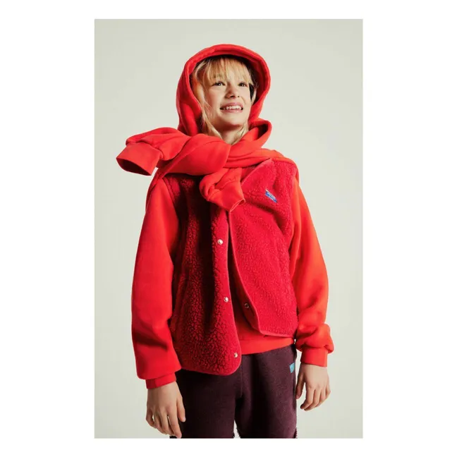 Veste Sans Manches Sherpa Hoktown | Rose fuschia