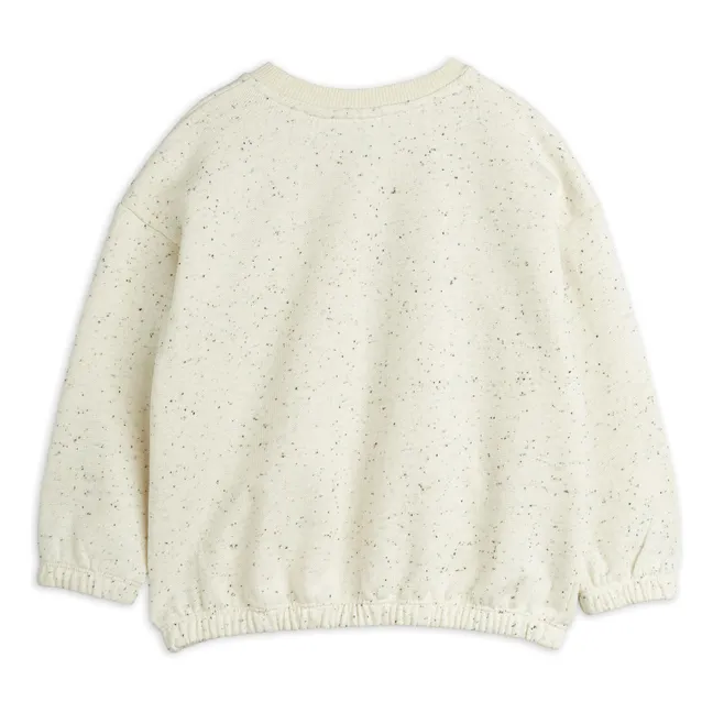 Sweat Bird Neps Coton Bio | Ecru chiné