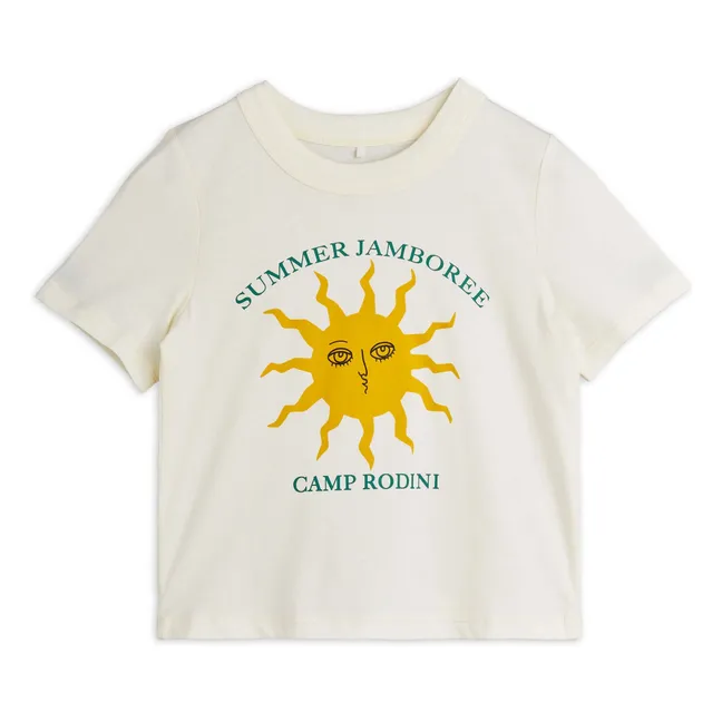 T-shirt Summer Jamboree Coton Bio | Ecru