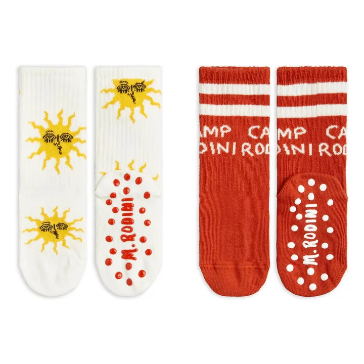 2 Paar Socken Sun aus Bio-Baumwolle | Seidenfarben- Produktbild Nr. 1