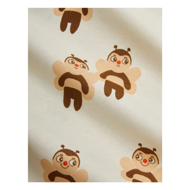Ensemble Body et Legging Bees Coton Bio | Ecru