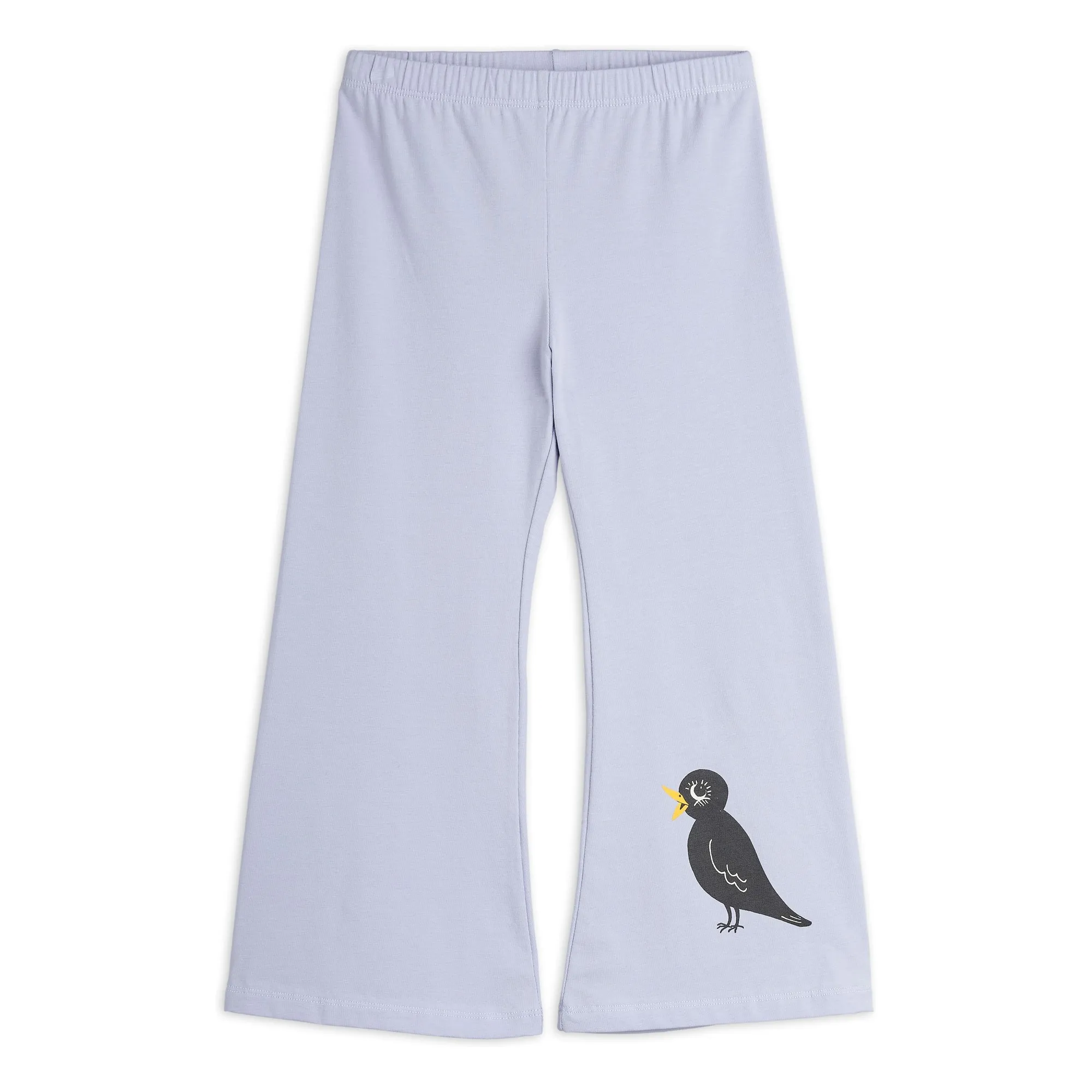 Mini Rodini Lilac Flare Birds Organic Cotton Pants