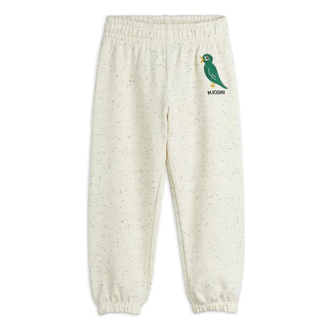 Jogger Bird Neps Coton Bio | Ecru chiné