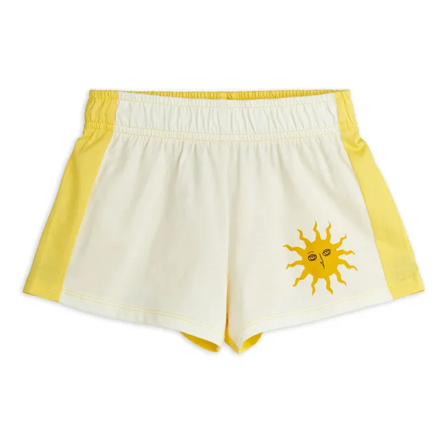 Pantaloncini da sole in cotone biologico | Ecru