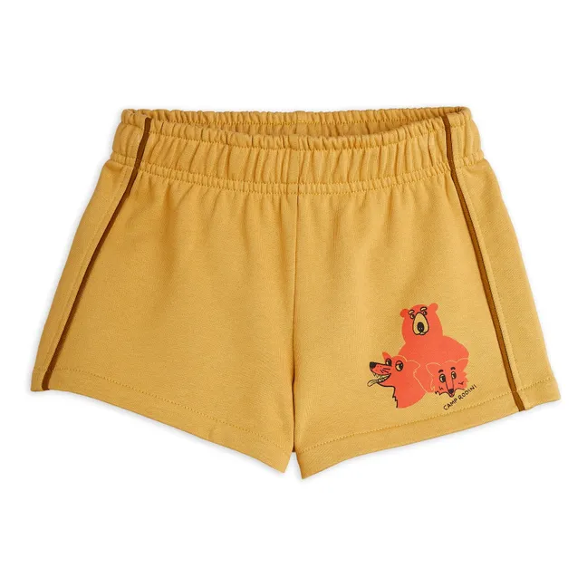 Pantaloncini in cotone biologico Camp Rodini | Camel