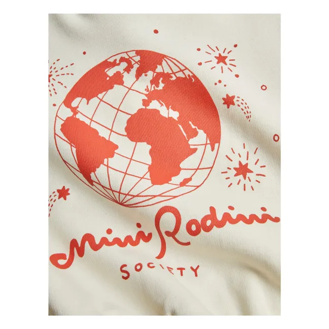 Sweat Mini Rodini Society Coton Bio | Ecru