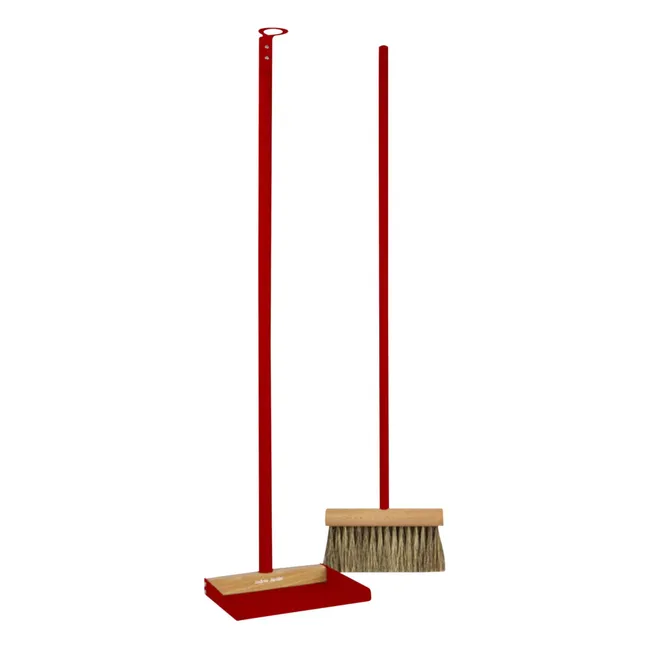 Shovel and brush set | Brick red