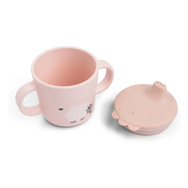 Taza de aprendizaje Tiny Farm | Rosa