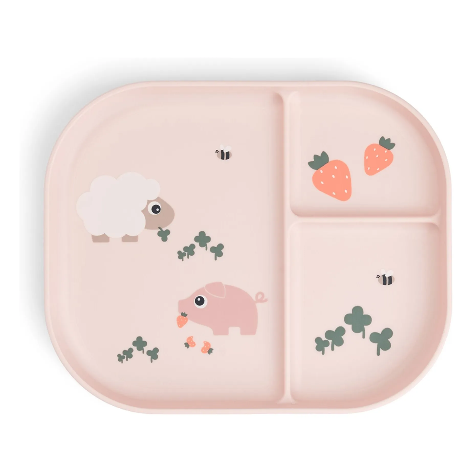 Done by deer - Assiette compartimentée Tiny Farm (Done by deer) - Couverture