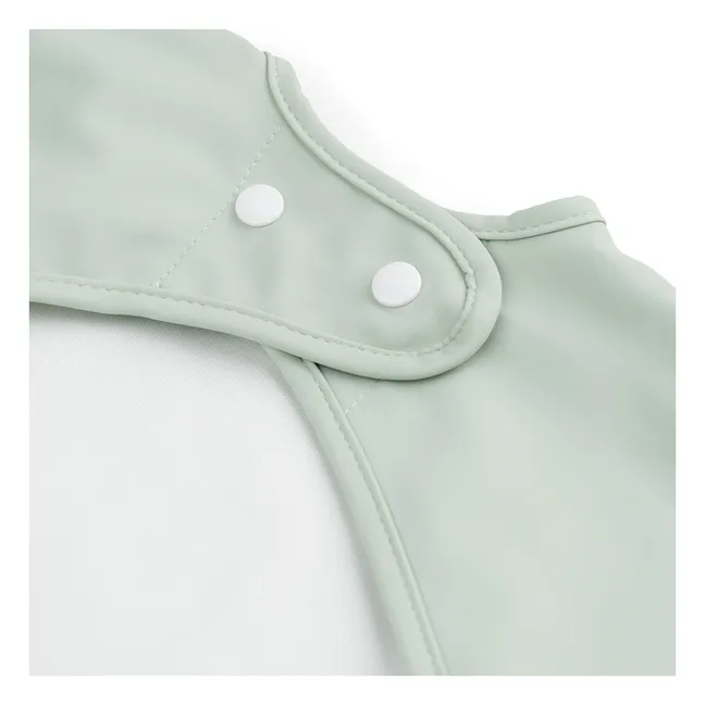 Bib with Croco sleeves | Sage
