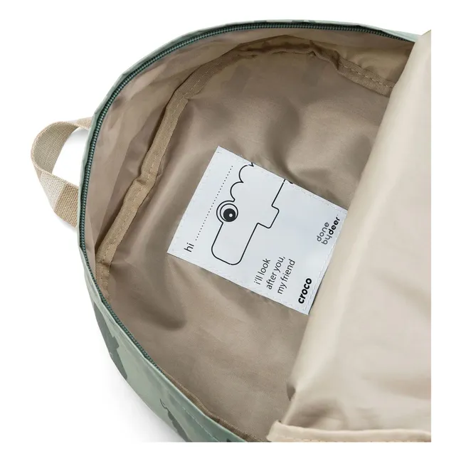 Krokodil-Rucksack | Salbei